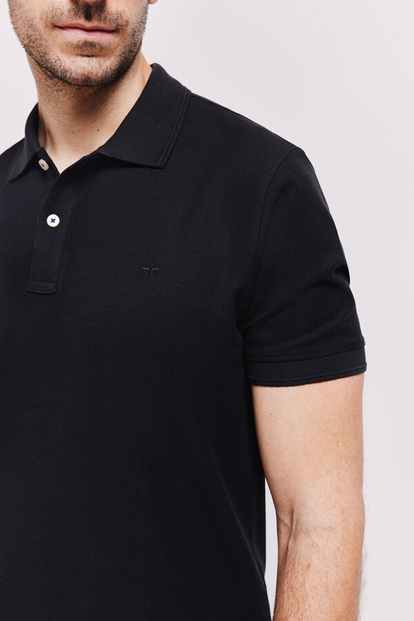 Milano Polo manga curta Preto