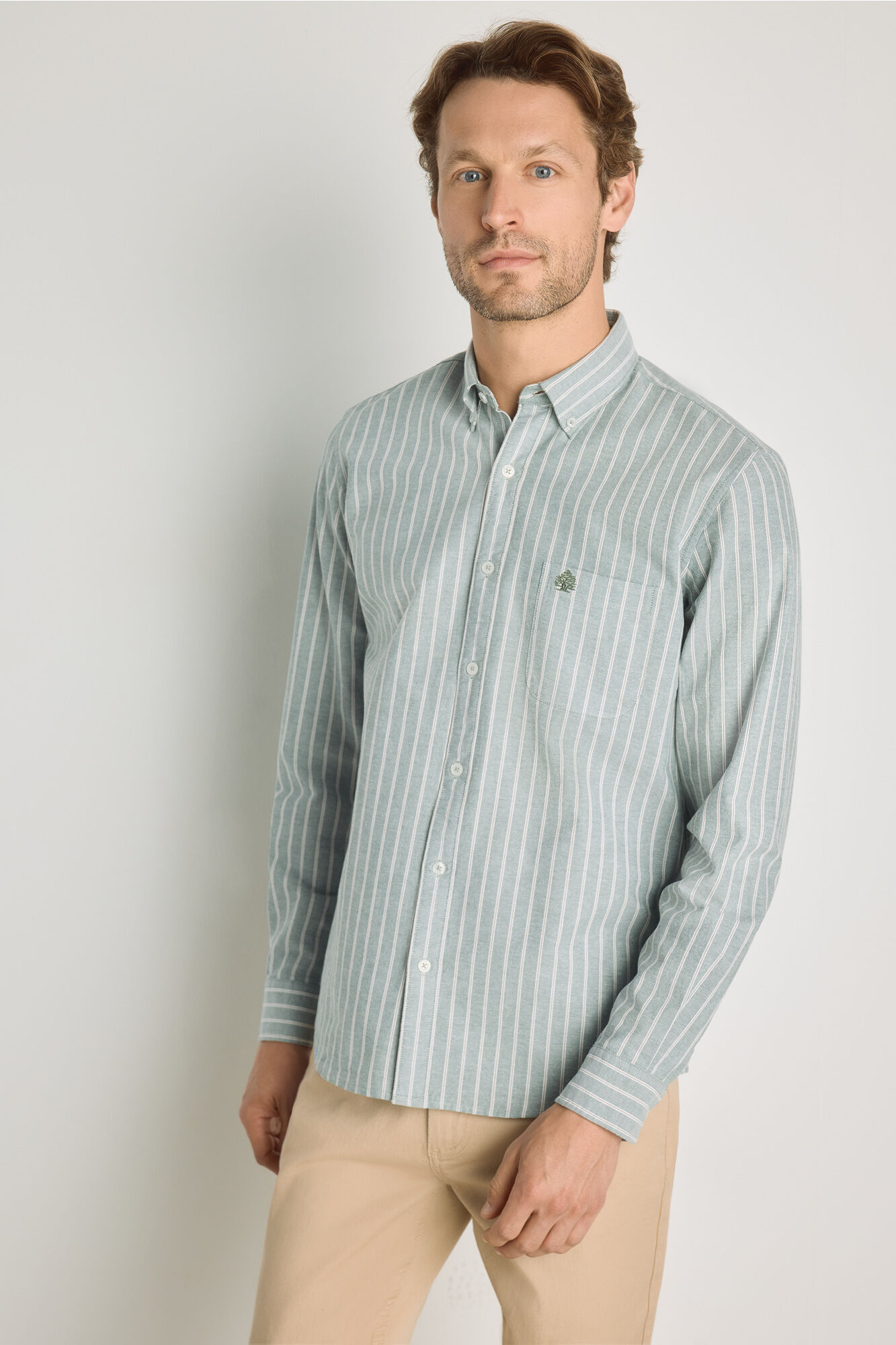 Springfield Camisa rayas manga larga