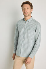 Springfield Camisa rayas manga larga Verde