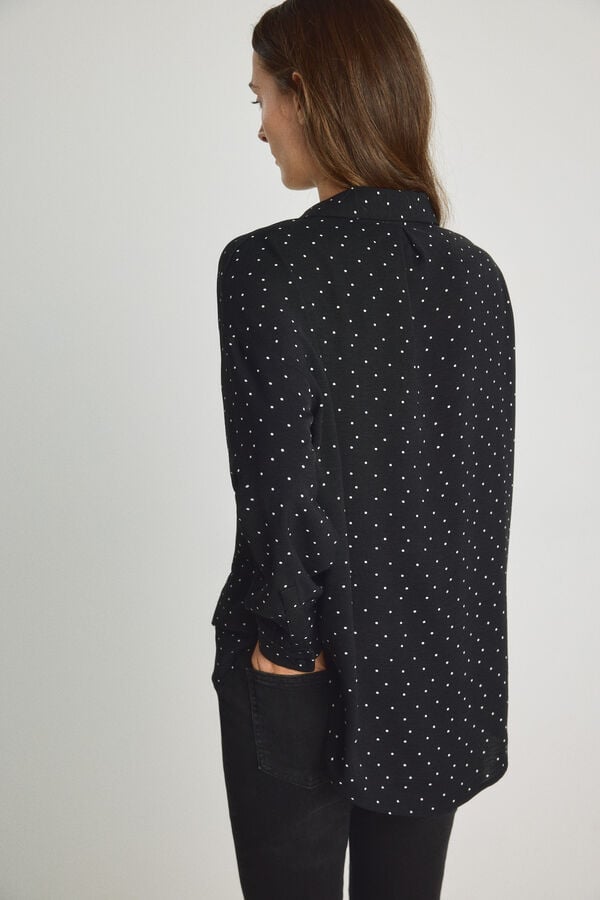 Milano Camisa estampada Preto