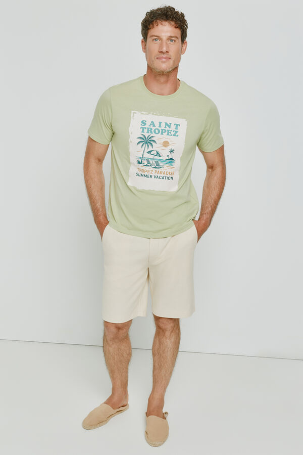 Milano Bermuda microestructura Beige