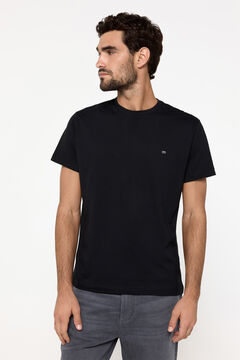 Fifty Outlet Camiseta Básica 100% Algodón Negro
