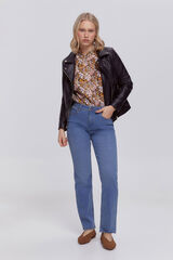 Milano Cal&ccedil;as denim regular Azul