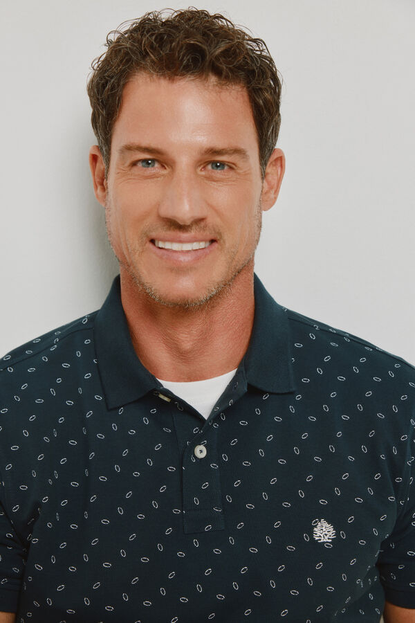 Springfield Polo de manga curta Azul