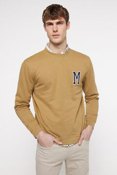 Fifty Outlet Sweatshirt Patch Milano Camel