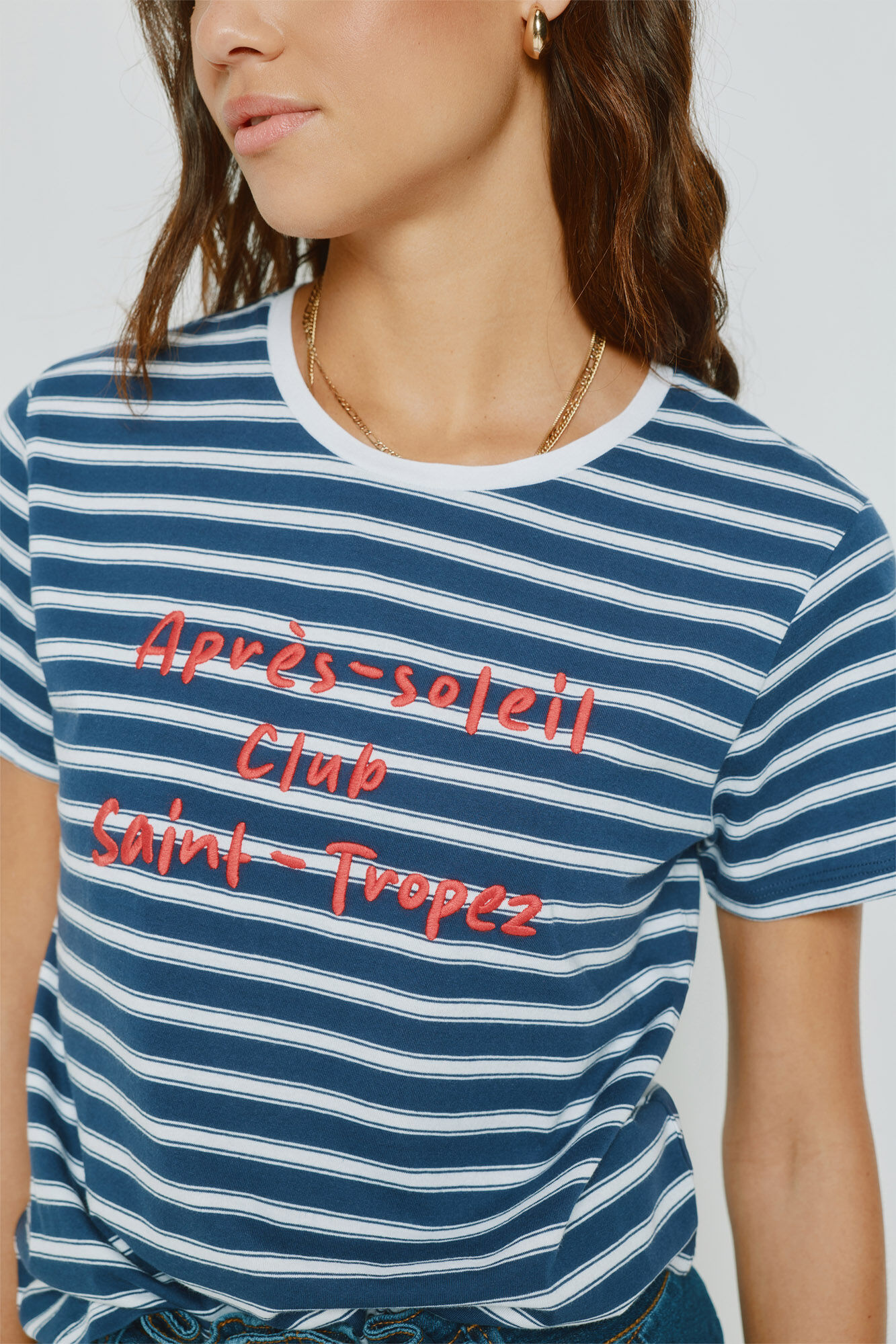 Milano Camiseta rayas manga corta