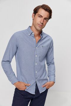 Fifty Outlet Camisa Twill PdH Azul marino