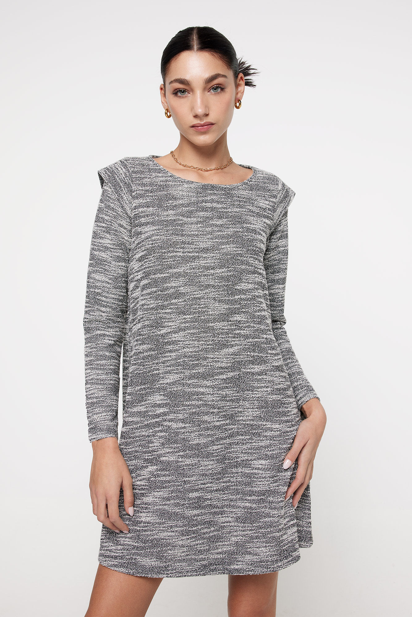 Milano Vestido curto tweed