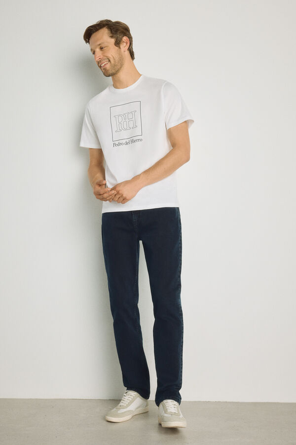 Pedro del Hierro T-shirt de manga curta estampada Branco