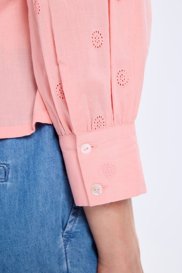 Milano Blusa de batista Rosa