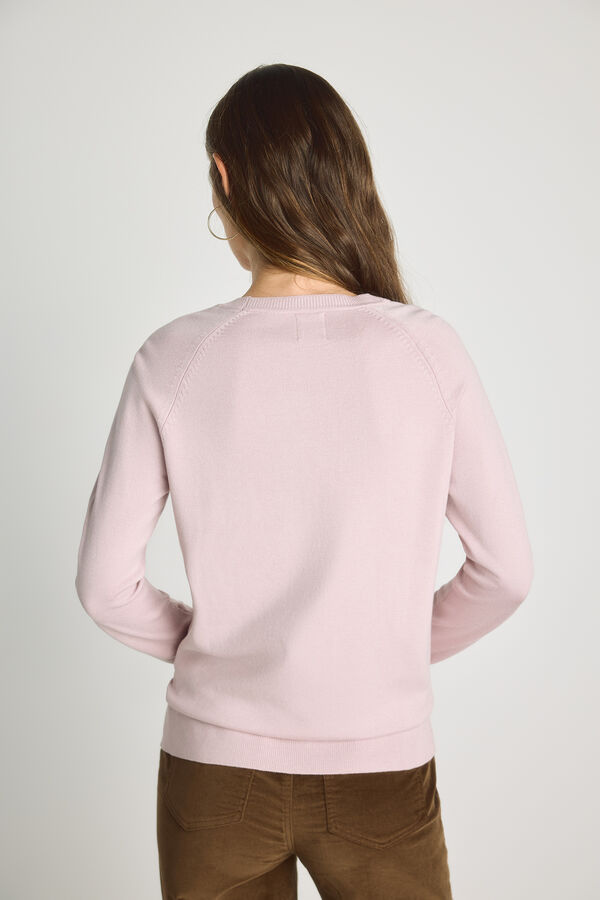Milano Jersey cuello caja Rosa