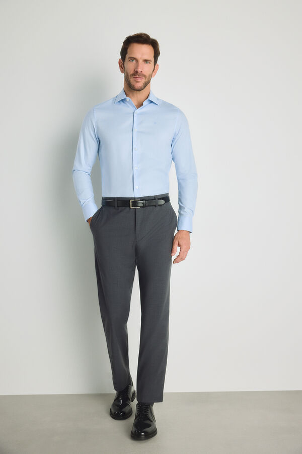 Pedro del Hierro Camisa de manga comprida Azul