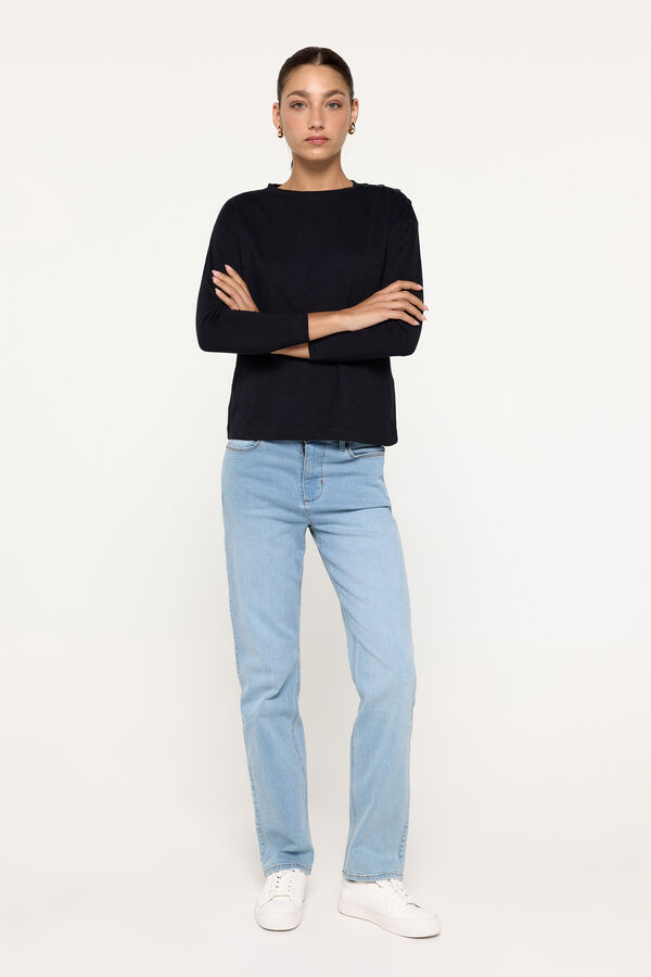 Milano Camiseta heavy cotton flame Negro