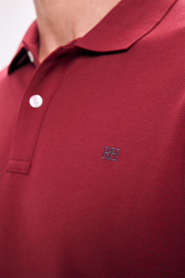 Pedro del Hierro Polo B&aacute;sico PDH Bordeaux