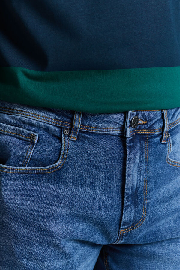 Milano Calça calça slim fit Azul