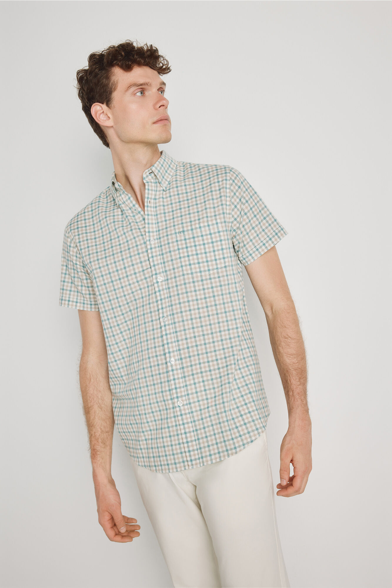 Milano Camisa cuadros manga corta