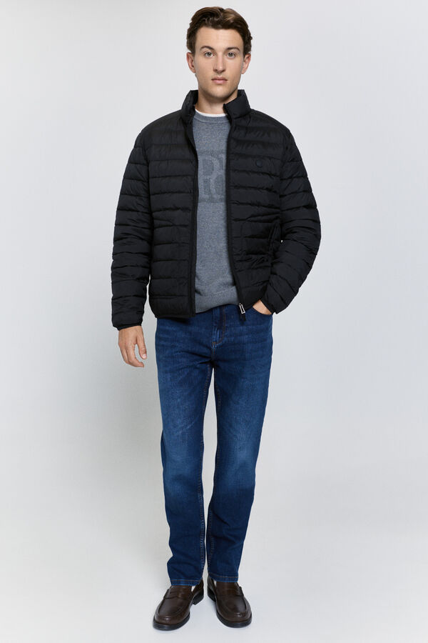 Cortefiel Chaqueta acolchada ultralight Negro