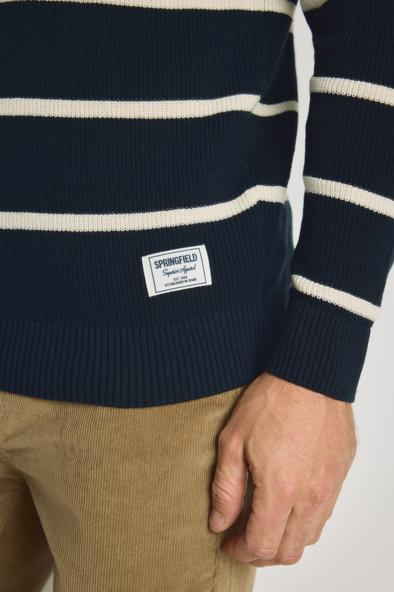 Springfield Camisola gola caixa