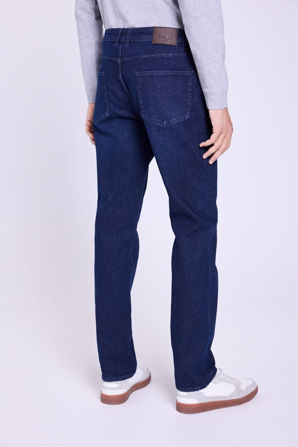Milano Pantalón Vaquero Comfort Fit Navy