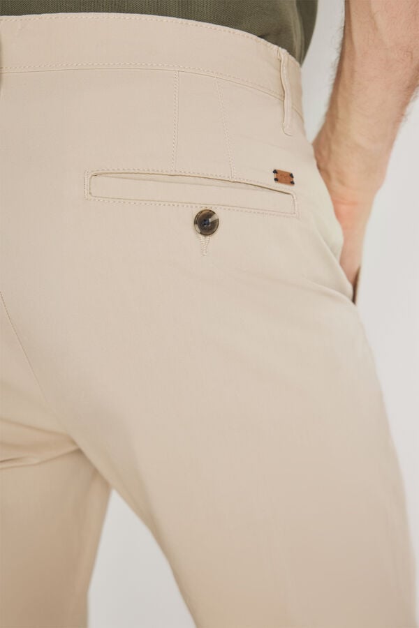 Milano Cal&ccedil;as chino slim Camel