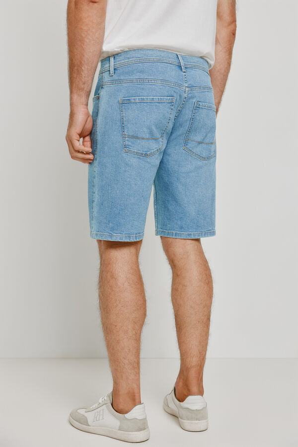 Pedro del Hierro Bermuda vaquera regular fit Azul Claro