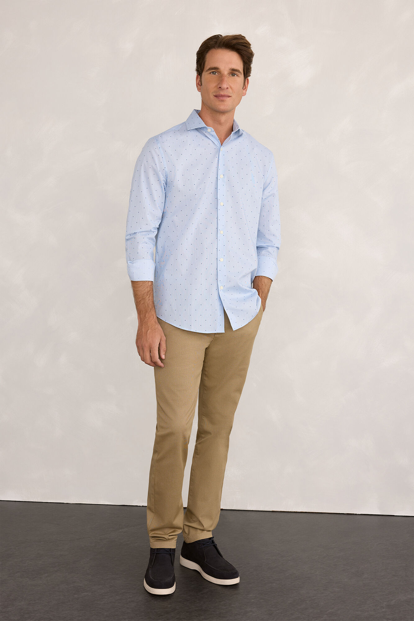 Milano Camisa Vestir Popelin