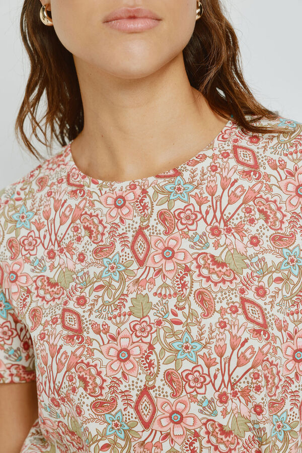 Milano T-shirt estampada de manga curta Multicolor