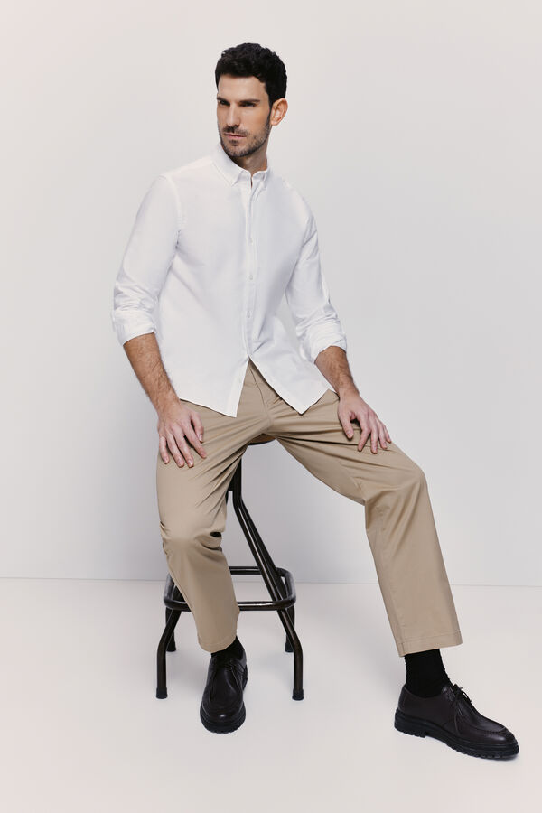 Springfield Camisa manga larga Blanco