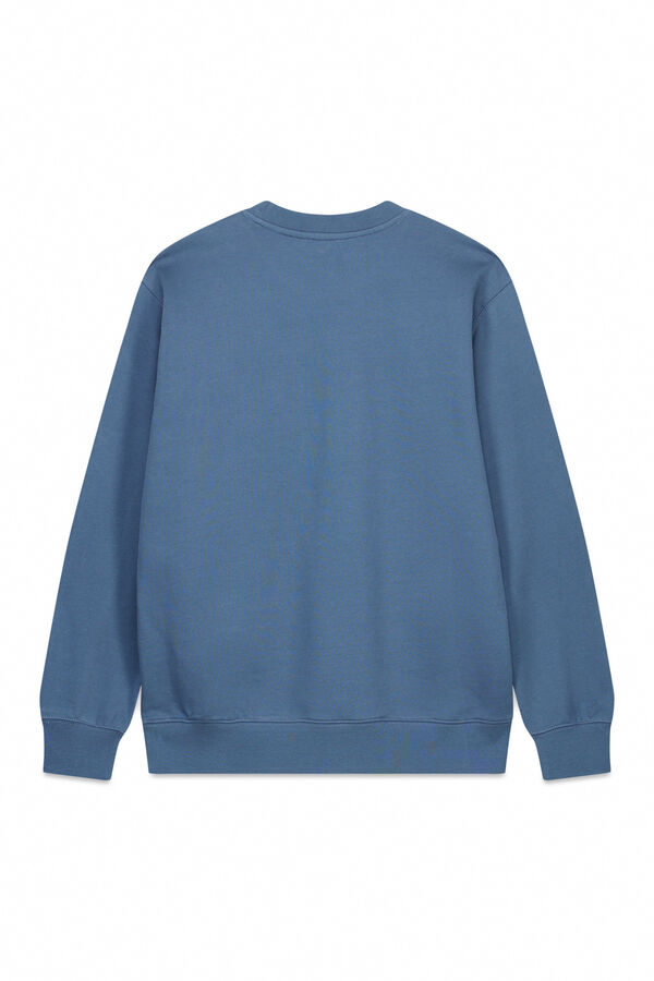 Pedro del Hierro Sudadera logo PdH regular fit Azul Oscuro