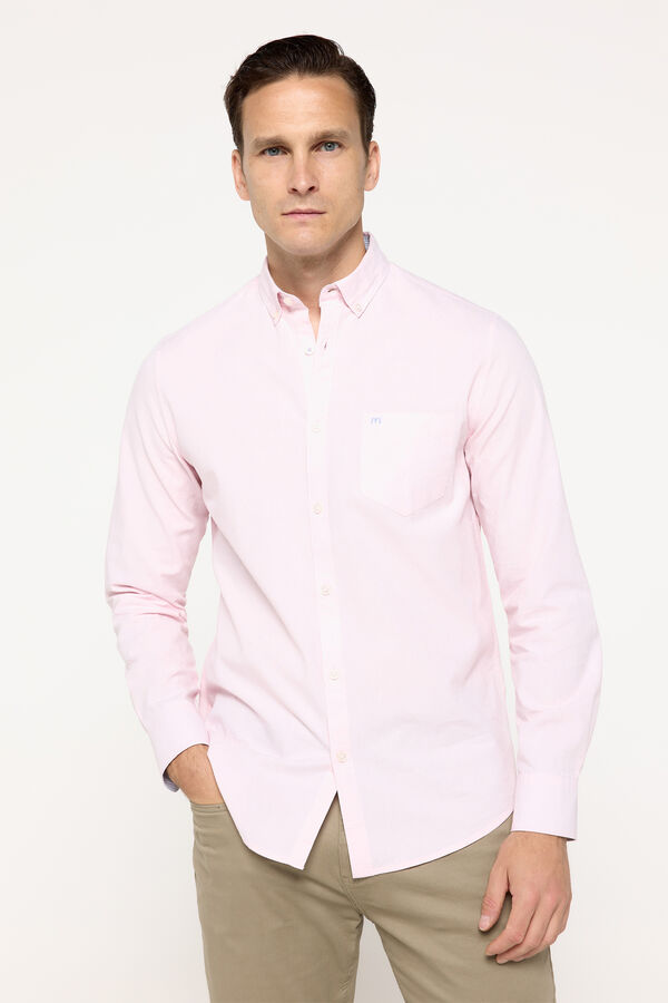 Fifty Outlet Camisa Pinpoint Lisa Rosa