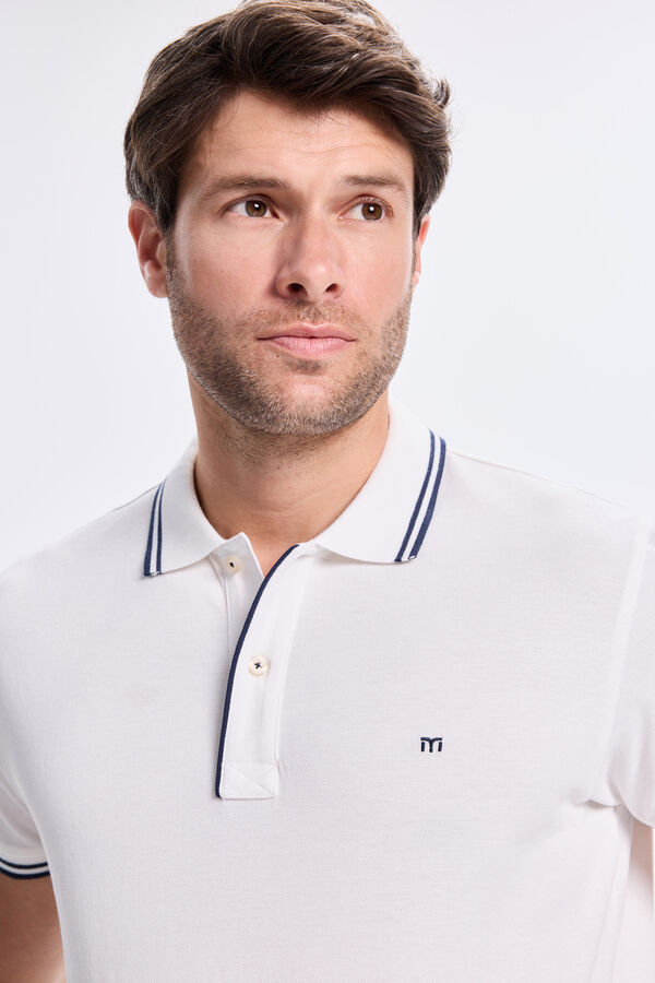 Milano Polo Tips Branco