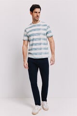 Milano Camiseta rayas Azul