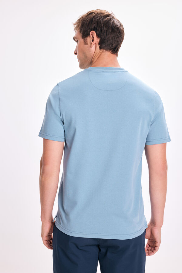 Pedro del Hierro Camiseta B&aacute;sica PDH Azul