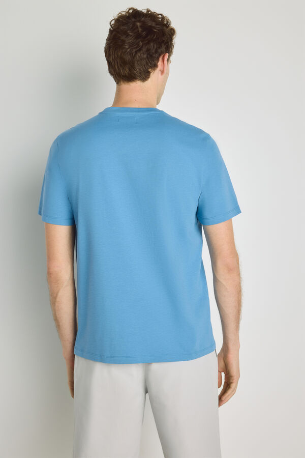 Milano T-shirt de manga curta Azul