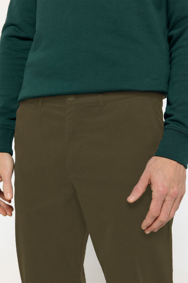 Pedro del Hierro Chino Regular Liso Pedro del Hierro Marr&oacute;n