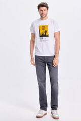 Milano Pantalón Denim Comfort Gris