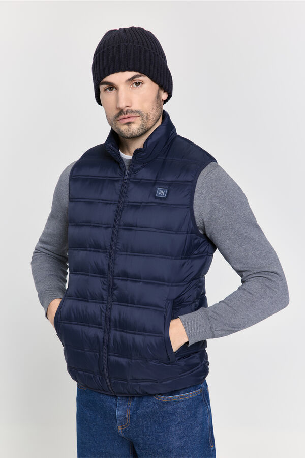 Pedro del Hierro Colete acolchoado ultralight Marinho