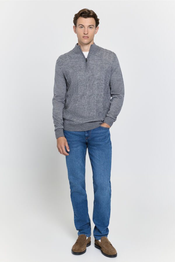 Milano Jersey semicisne Gris