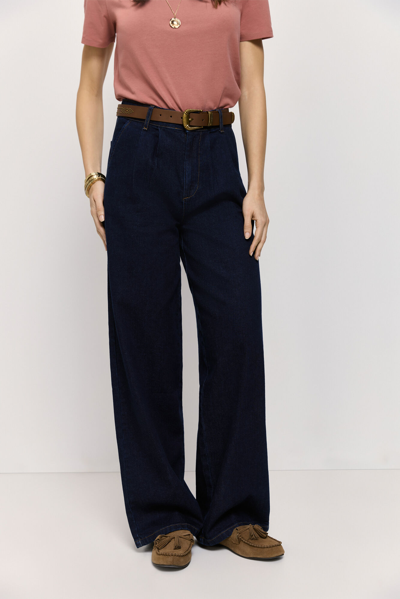 Milano Pantal&oacute;n denim ancho