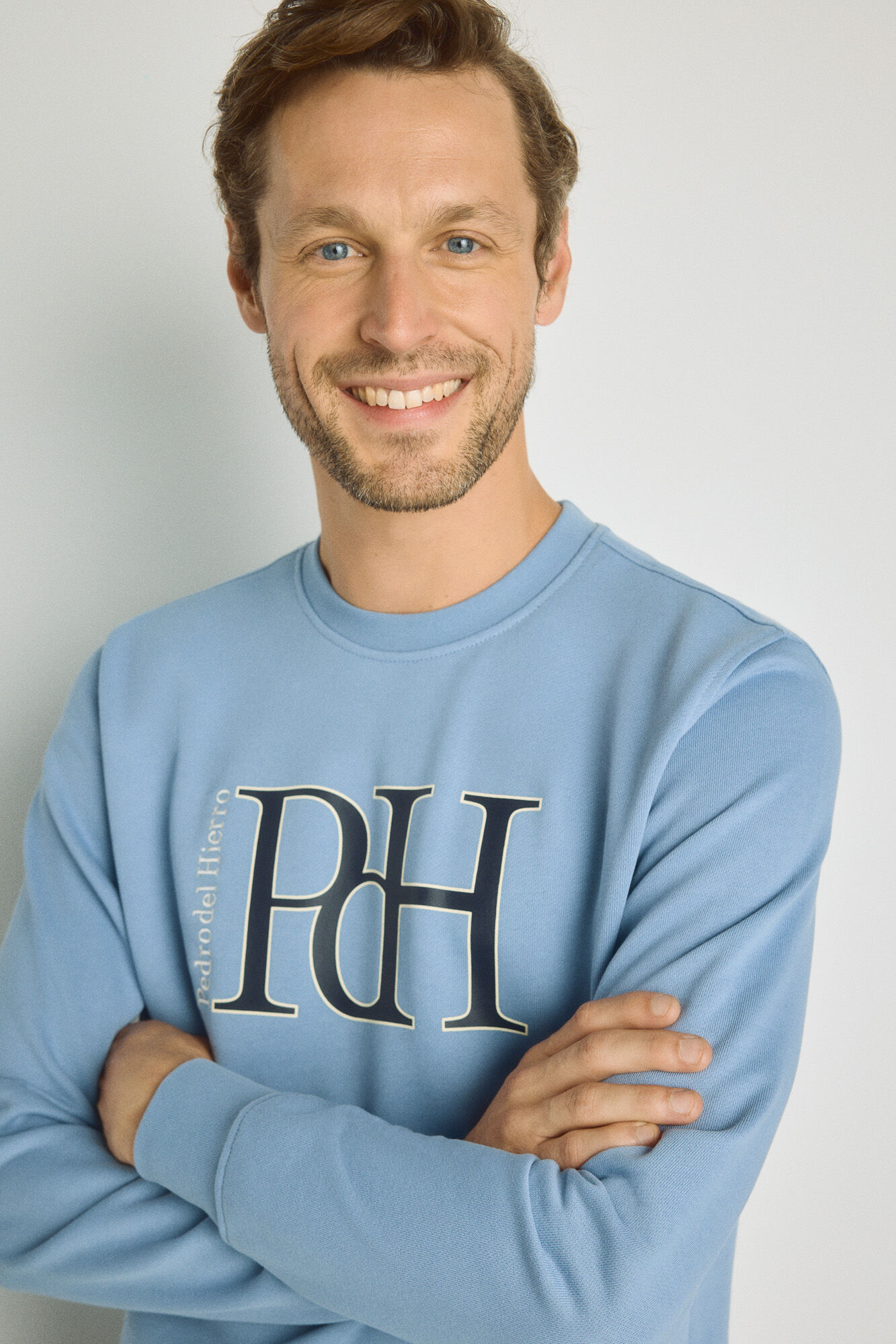 Pedro del Hierro Sweatshirt gola redonda com logo