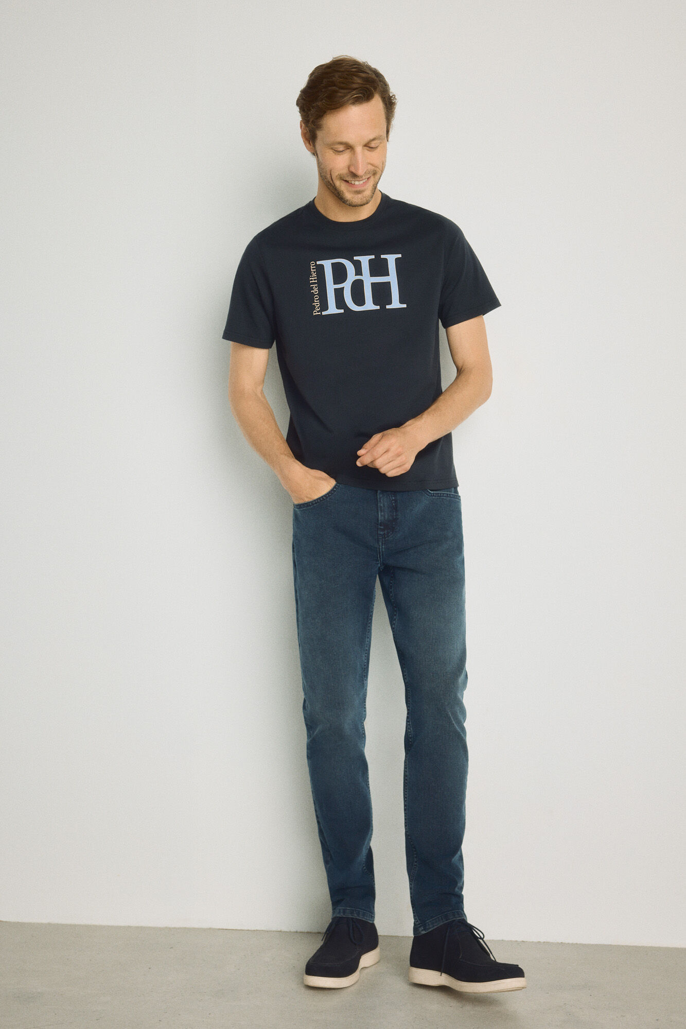 Pedro del Hierro Camiseta manga corta estampada