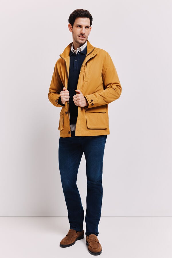 Milano Chaqueta de algod&oacute;n Tostado