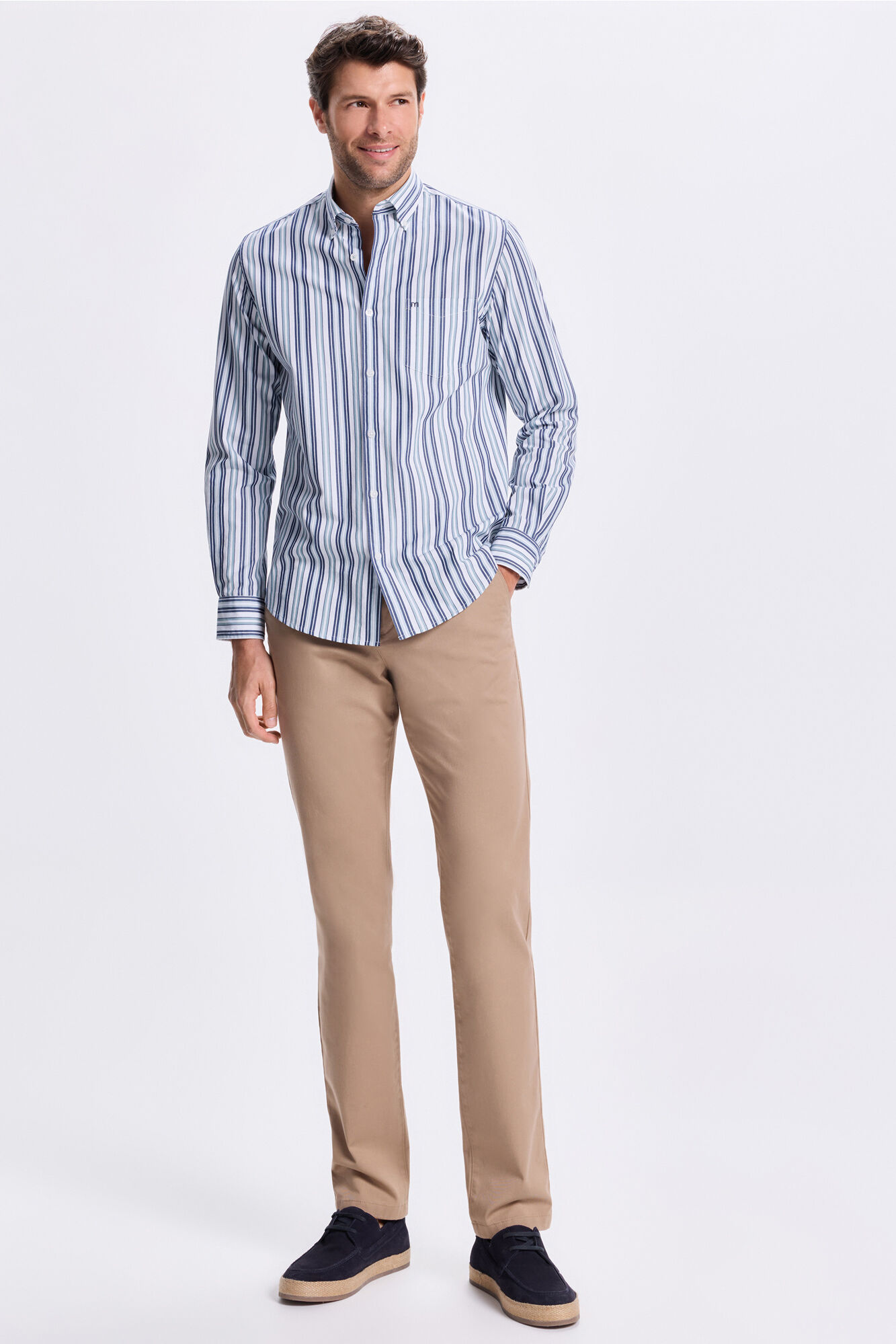 Milano Pantal&oacute;n Chino Liso Slim