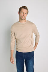 Milano Camisola gola caixa Camel
