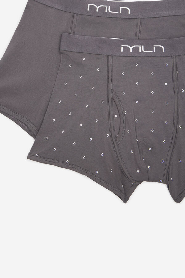 Milano Boxers Boston Cinzento oscuro