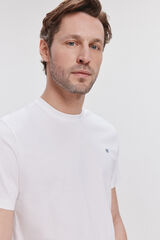 Pedro del Hierro T-shirt B&aacute;sica PDH Branco