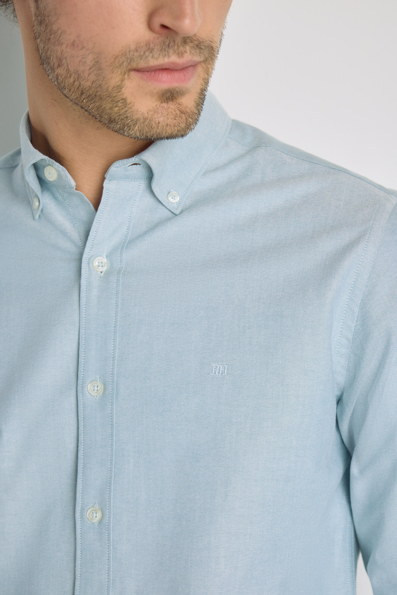 Pedro del Hierro Camisa lisa de manga comprida