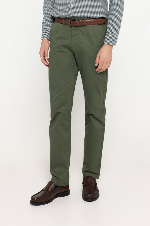 Milano Cal&ccedil;as chino lisas Verde