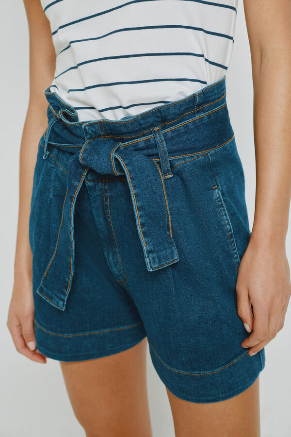 Milano Bermuda jeans regular fit Marinho