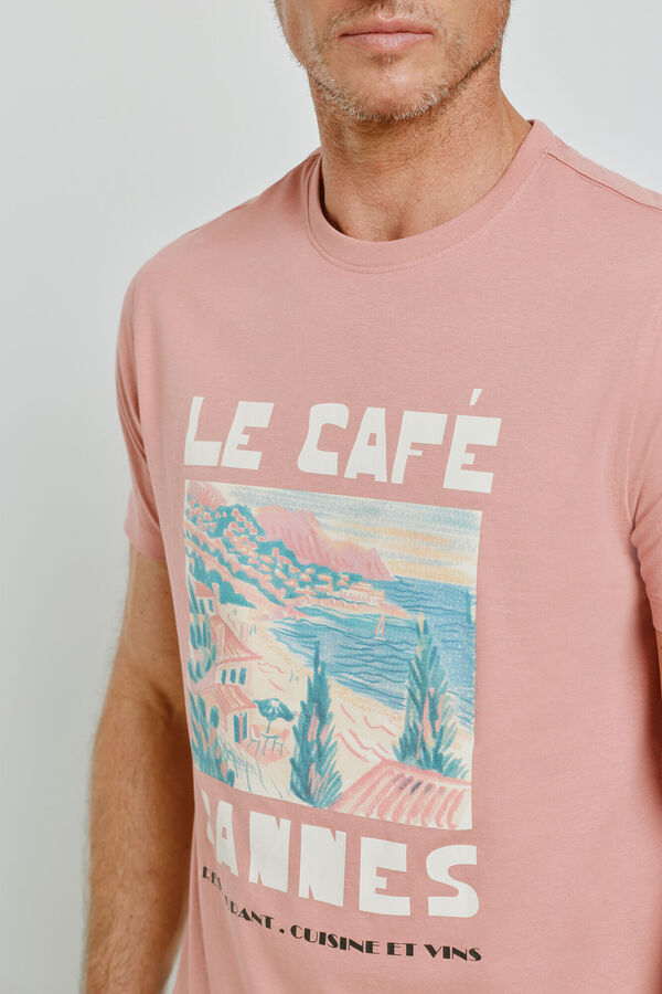 Milano T-shirt de manga curta Rosa
